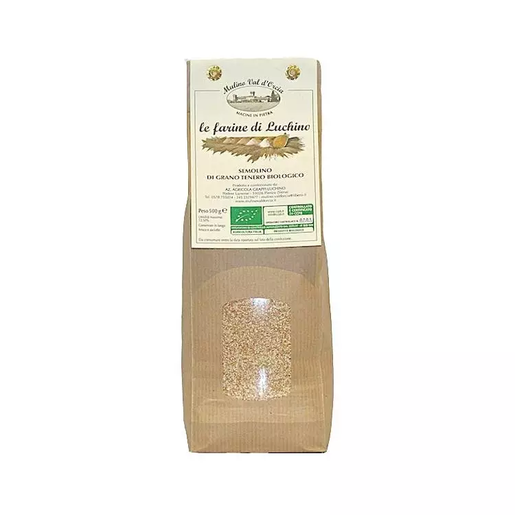 semolino di grano tenero biologico