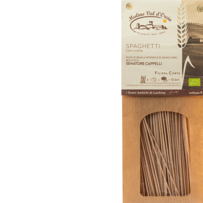pasta artigianale biologica di grano duro senatore cappelli trafilata al bronzo