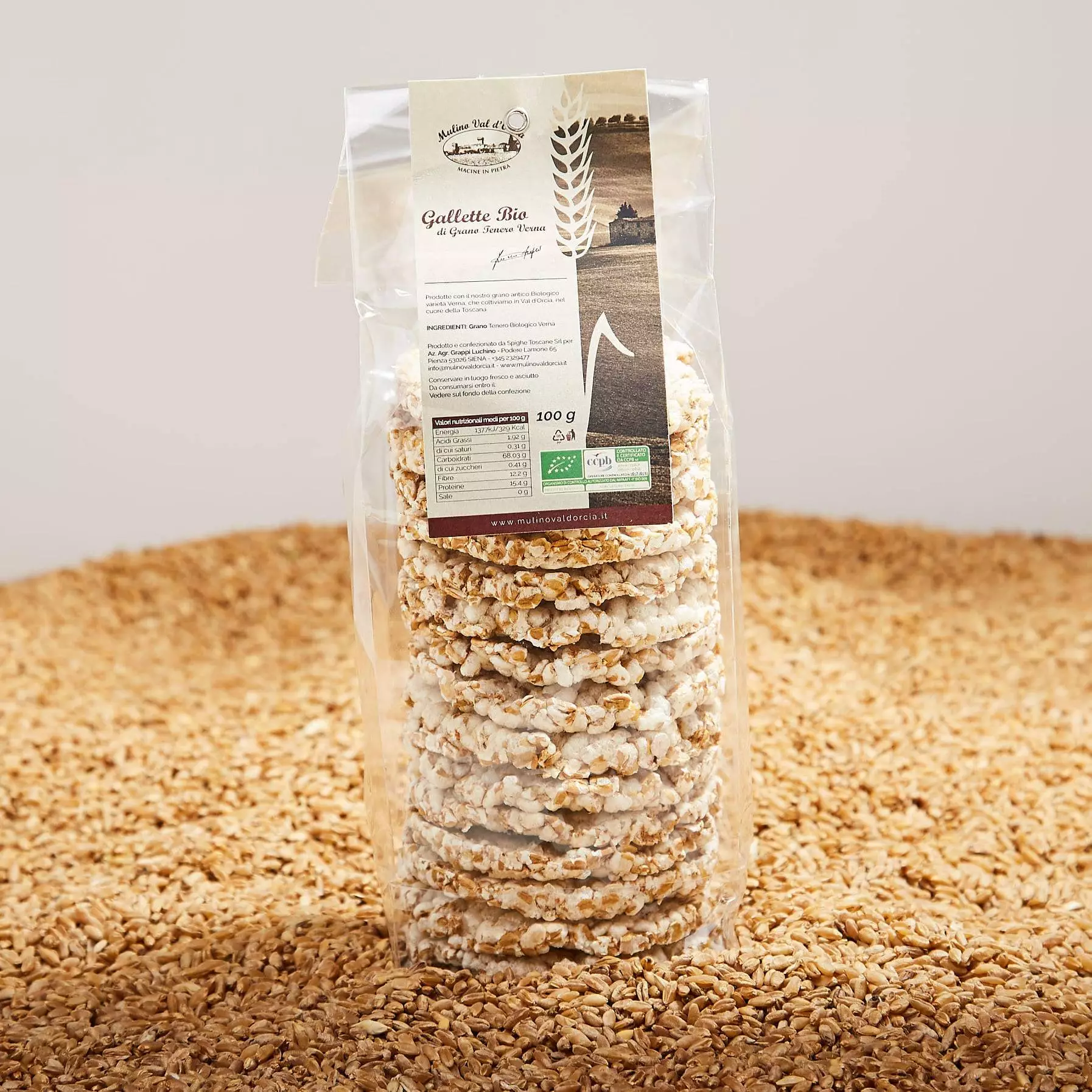 gallette di grano tenero verna biologiche