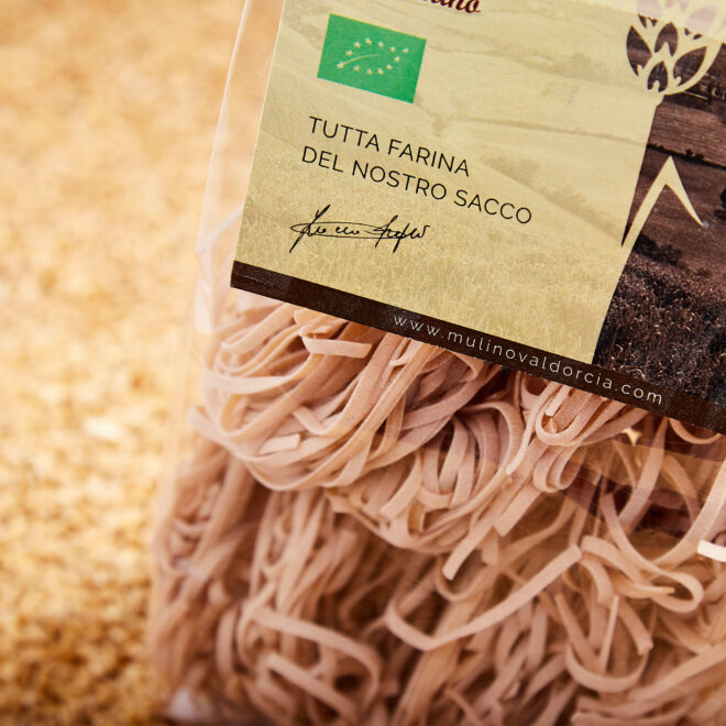 tagliolini di farro bio macinato a pietra