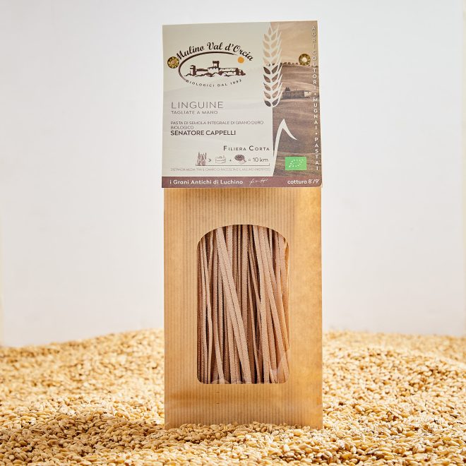 pasta di semola integrale di grano duro bio senatore cappelli